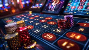 Andar Bahar live dealer table on link deposit showing key card and Andar/Bahar sides